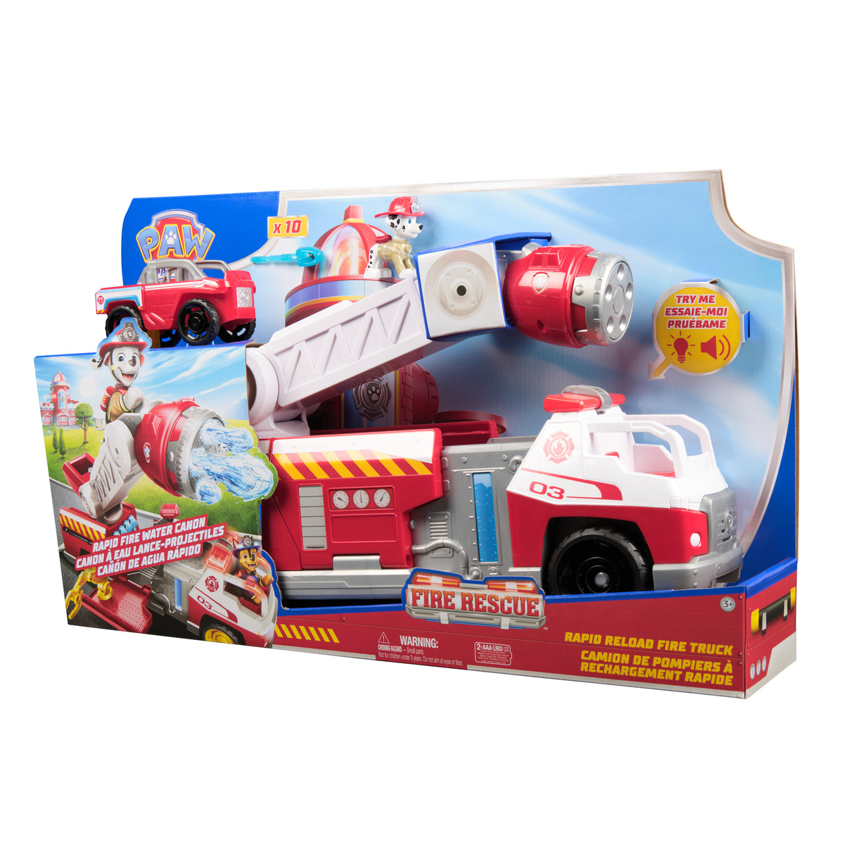 Pawpatrol Fire Rescue Deluxe Fire Truck Battery Operated