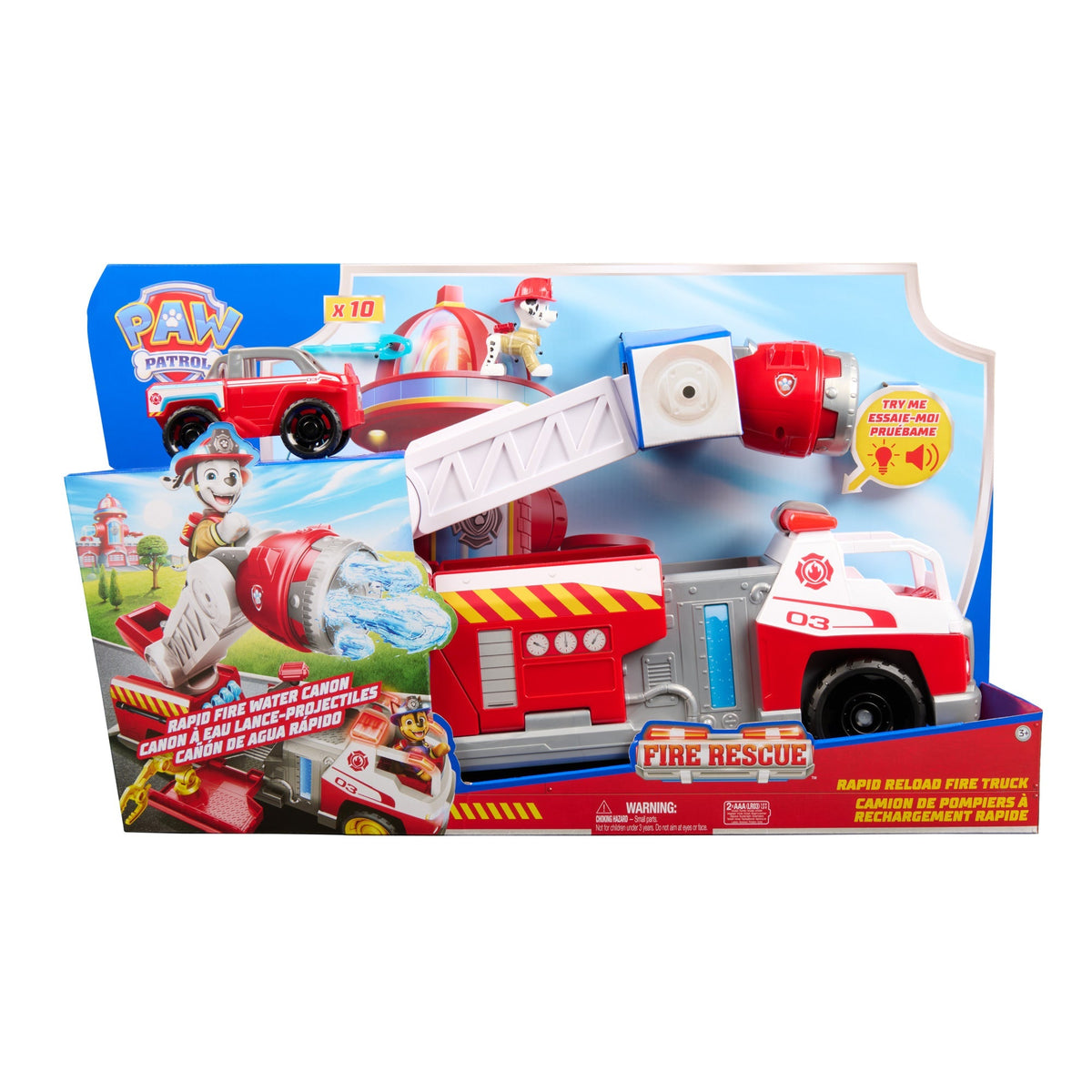 Paw Patrol Fire Rescue Deluxe Fire Truck with Lights & Sounds