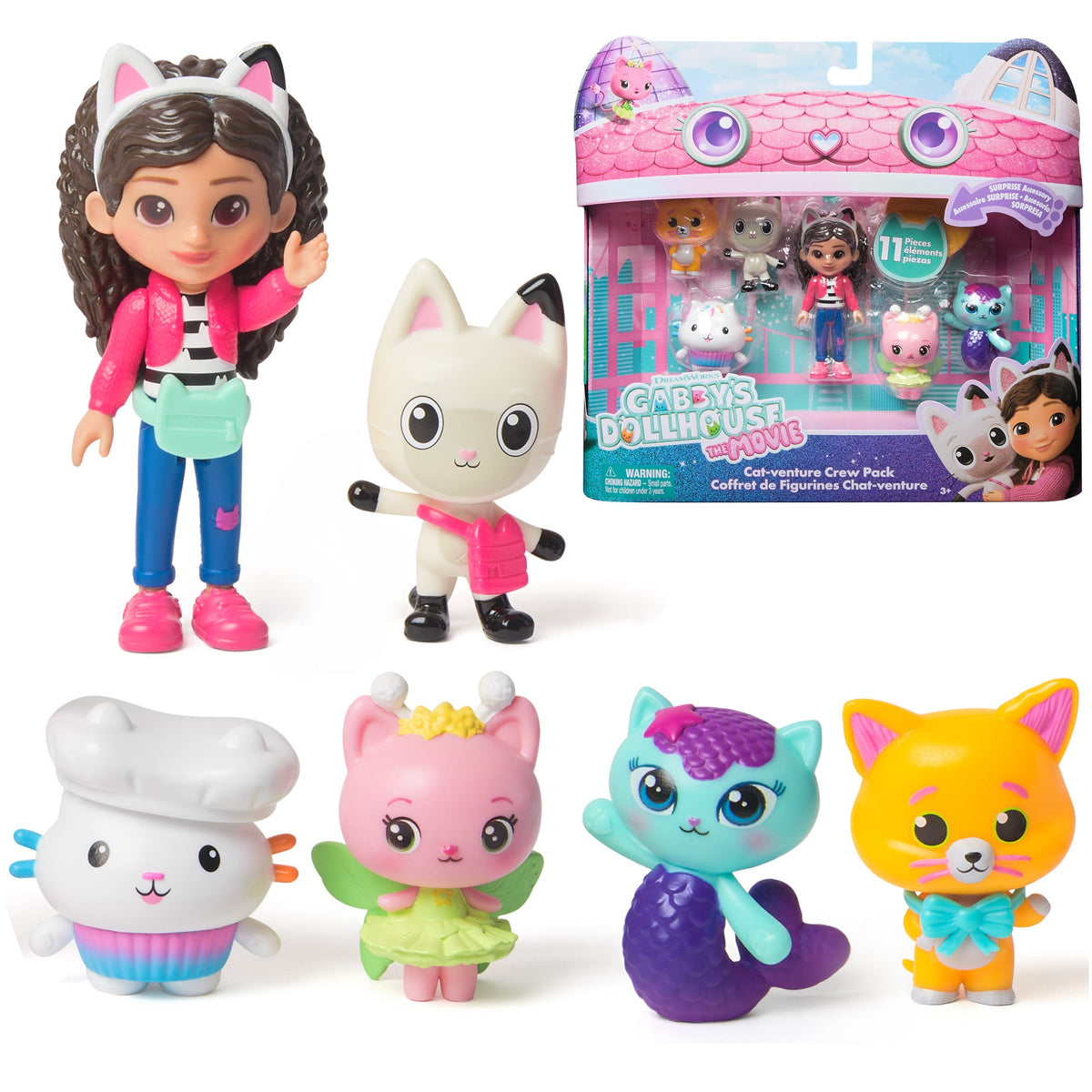 Gabbys Doll House Movie Cat-Venture Crew Pack