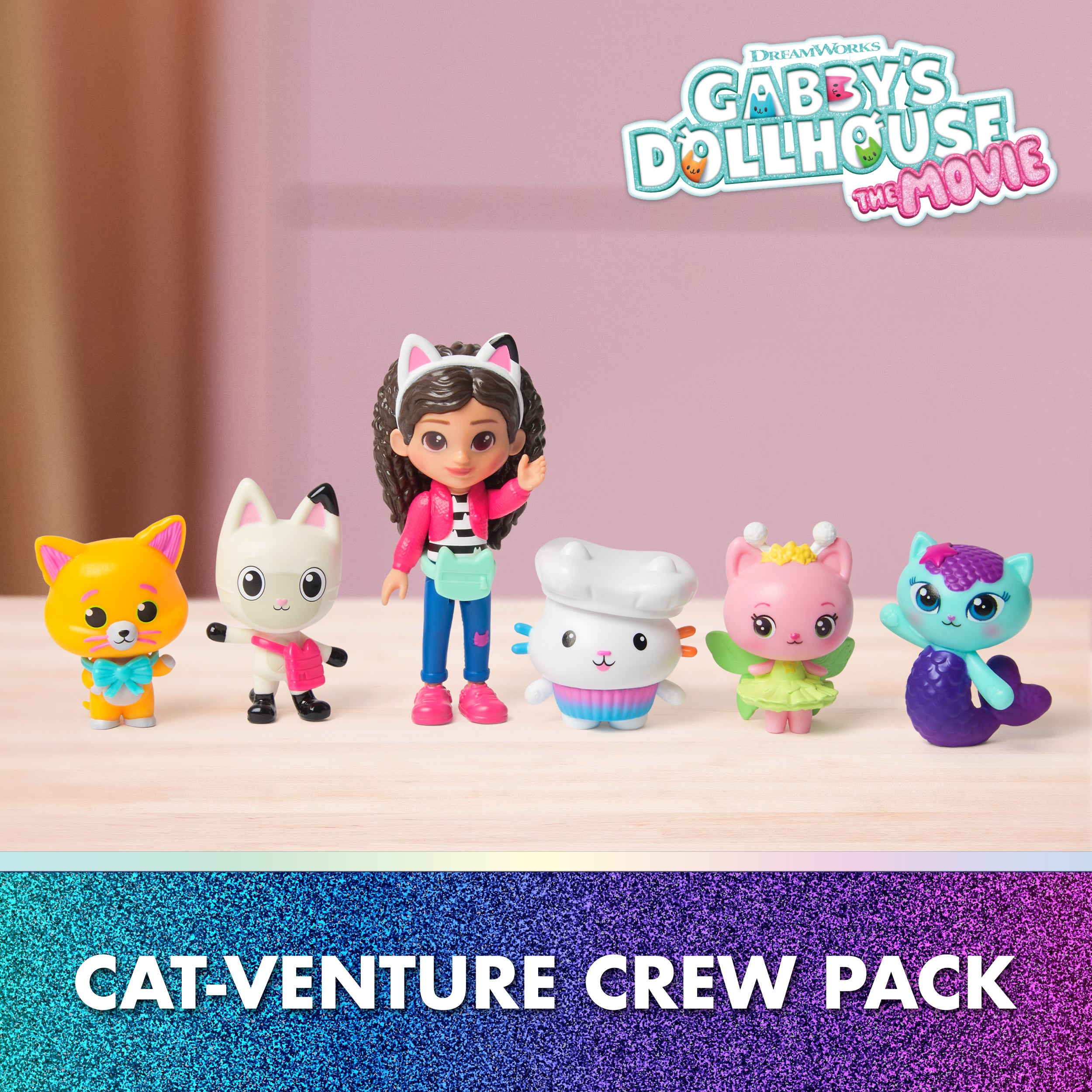 Gabbys Doll House Movie Cat-Venture Crew Pack