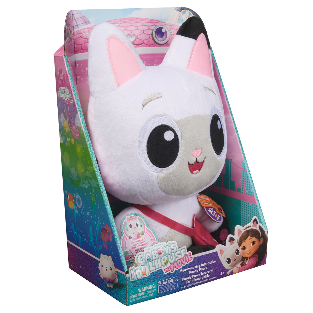Gabbys Doll House Movie Feature Plush Battery Operated