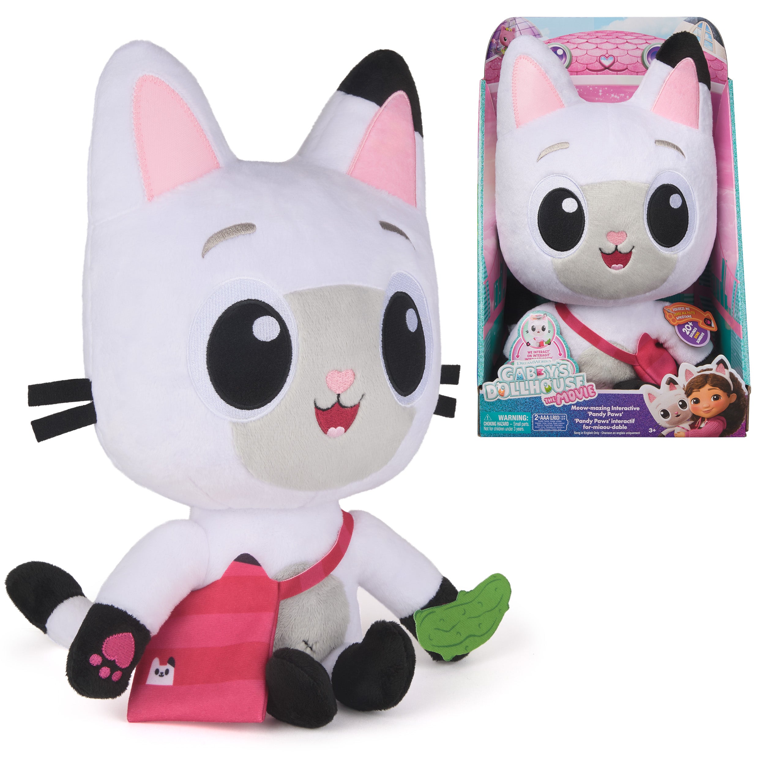 Gabbys Doll House Movie Feature Plush Battery Operated