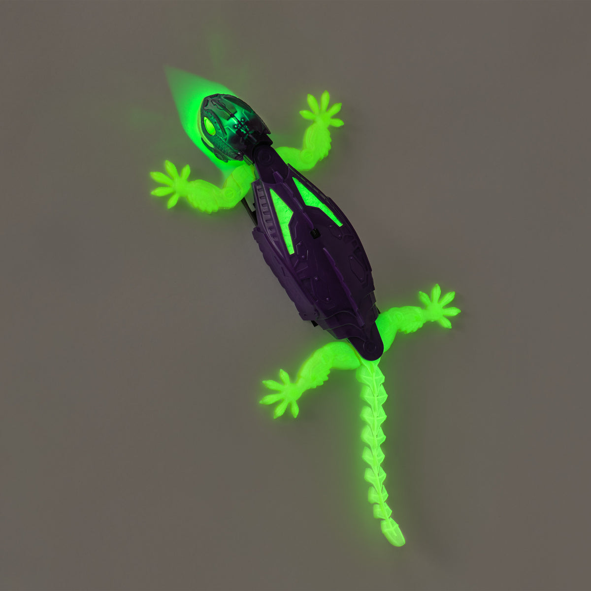 HEX BOTS Glow-in-the-Dark Wall Crawler Gecko Remote Control Climbing Lizard Toy for Kids
