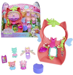 Gabby's Dollhouse Flutter Kitty Fairy Playset with Exclusive Fairy Ring Set for Kids
