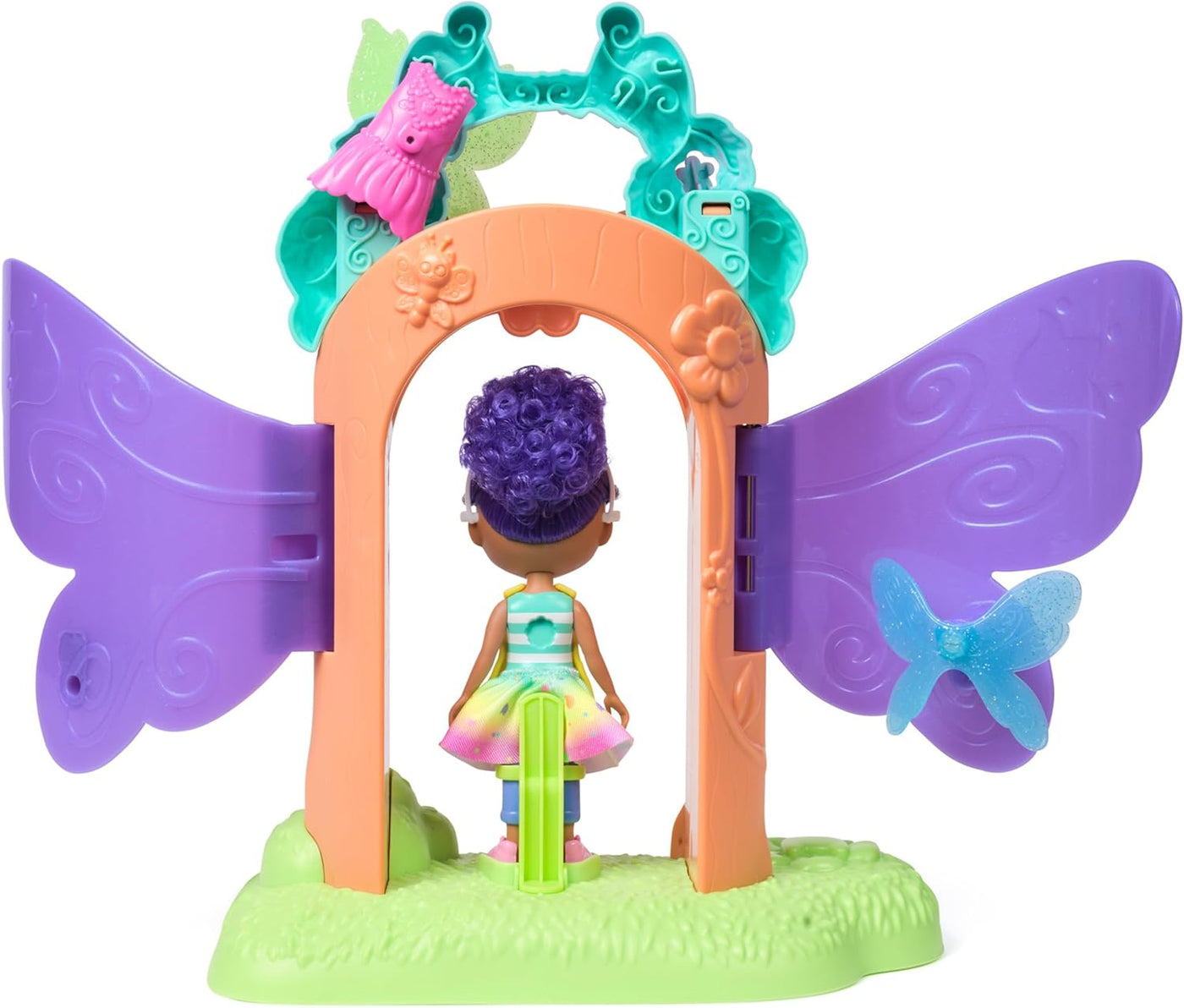 Gabby's Dollhouse Fairy Magic Reveal Playset with 15cm Gabby Doll & Accessories