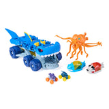 Monster Jam Mini Jams Megalodon vs Squid Takedown Playset