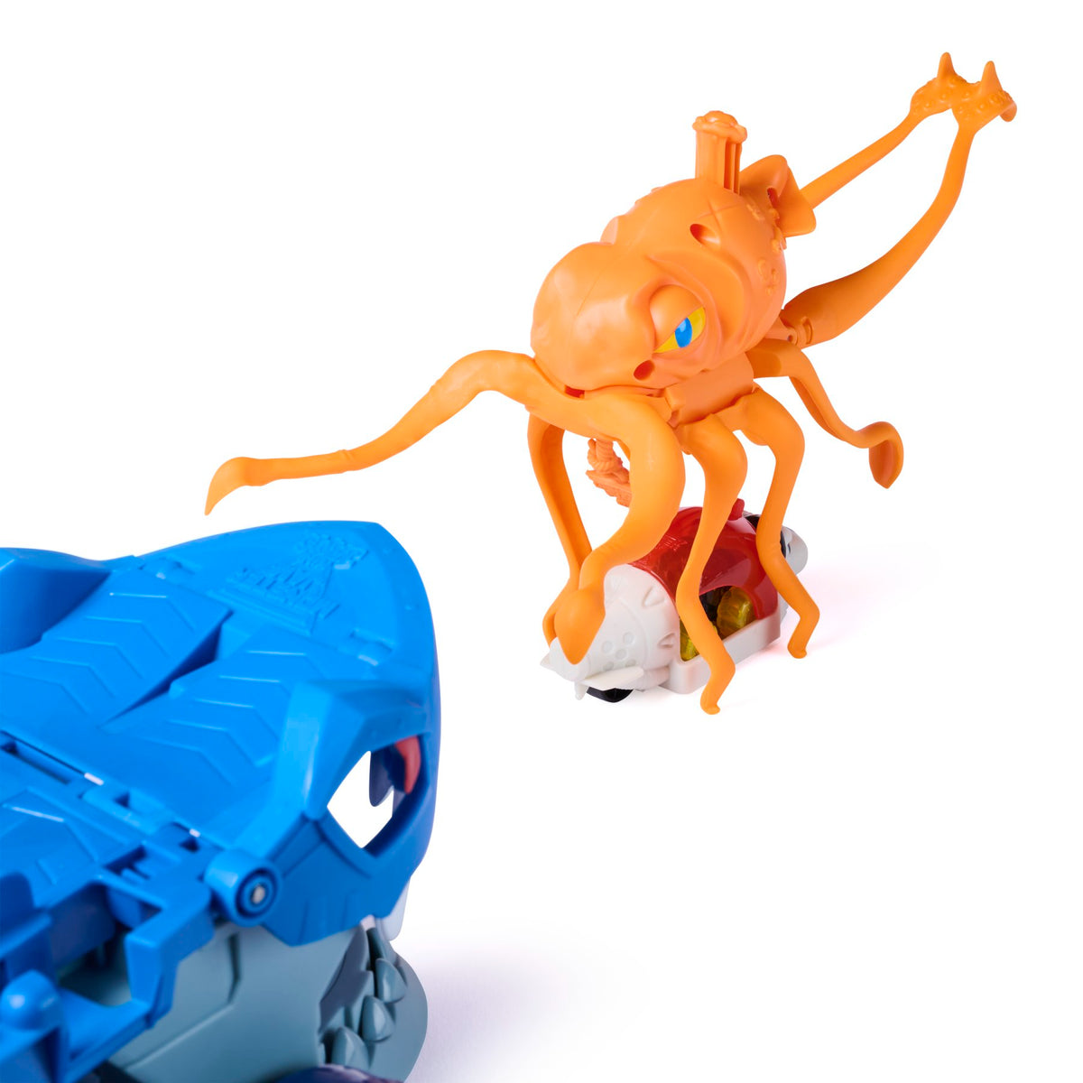 Monster Jam Mini Jams Megalodon vs Squid Takedown Playset