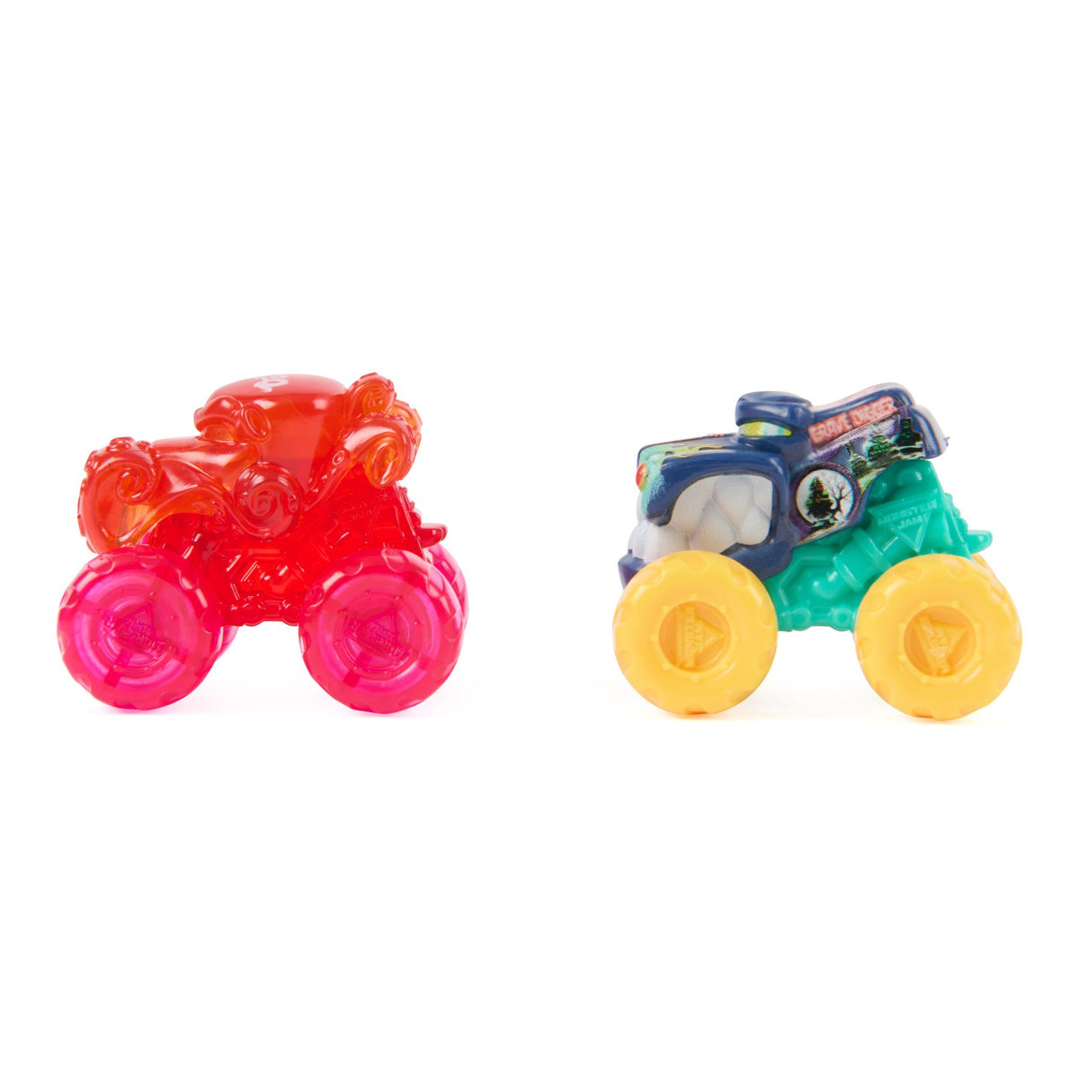 Monster Jam Mini Jams Megalodon Blaster Playset - Mini Monster Truck Launcher Toy