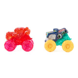 Monster Jam Mini Jams Megalodon Blaster Playset - Mini Monster Truck Launcher Toy