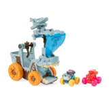 Monster Jam Mini Jams Megalodon Blaster Playset - Mini Monster Truck Launcher Toy