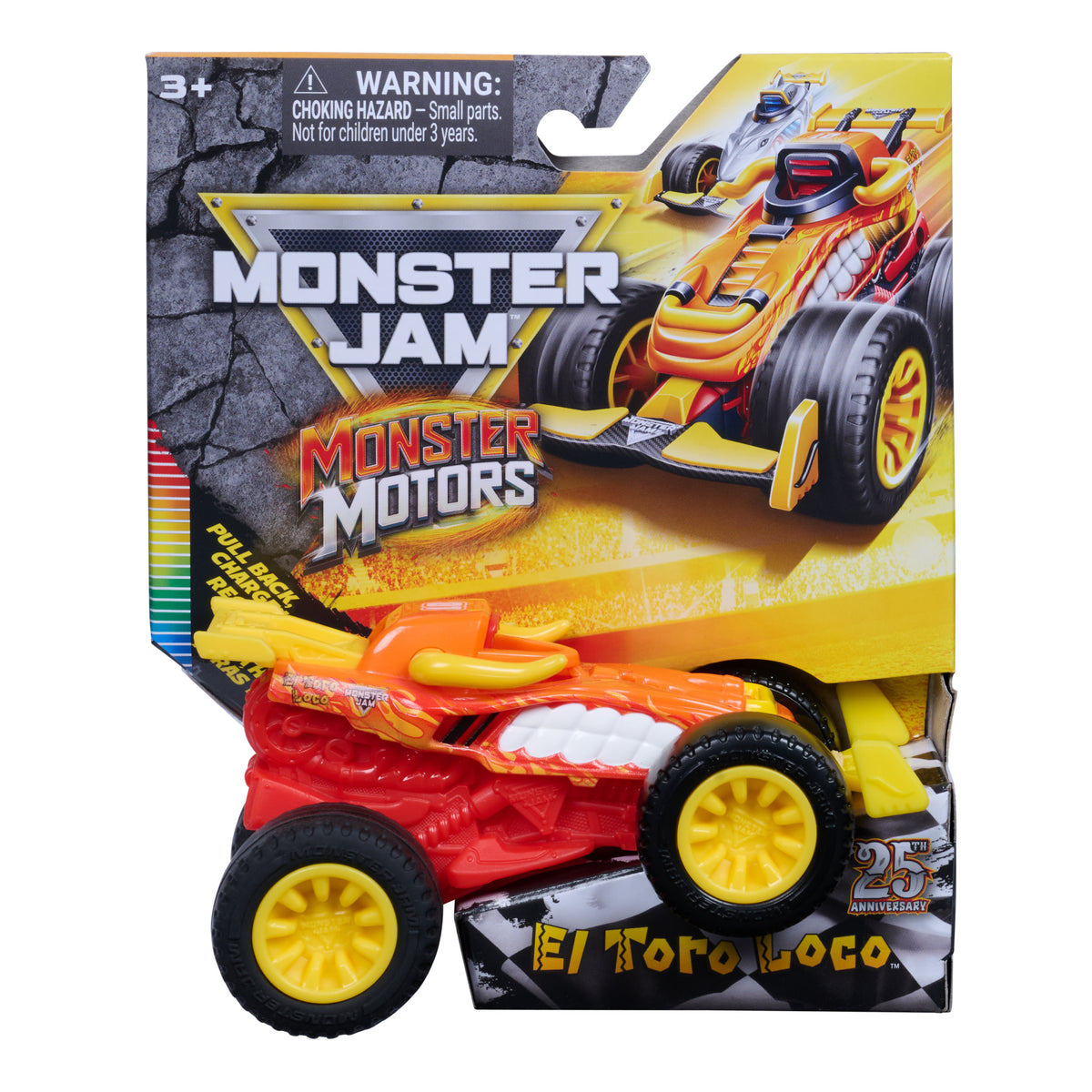 Monster Jam Monster Motors 1:64 Scale Die-Cast Monster Truck Toy Assorted Colours - Sold per piece