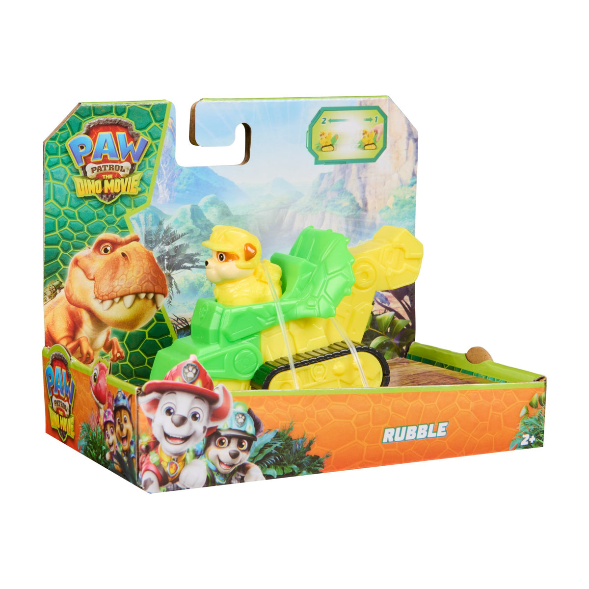 Paw Patrol Movie 3 Dino Mini Vehicle Themed Rescue Toy, Assorted (Random selection) - Sold per piece