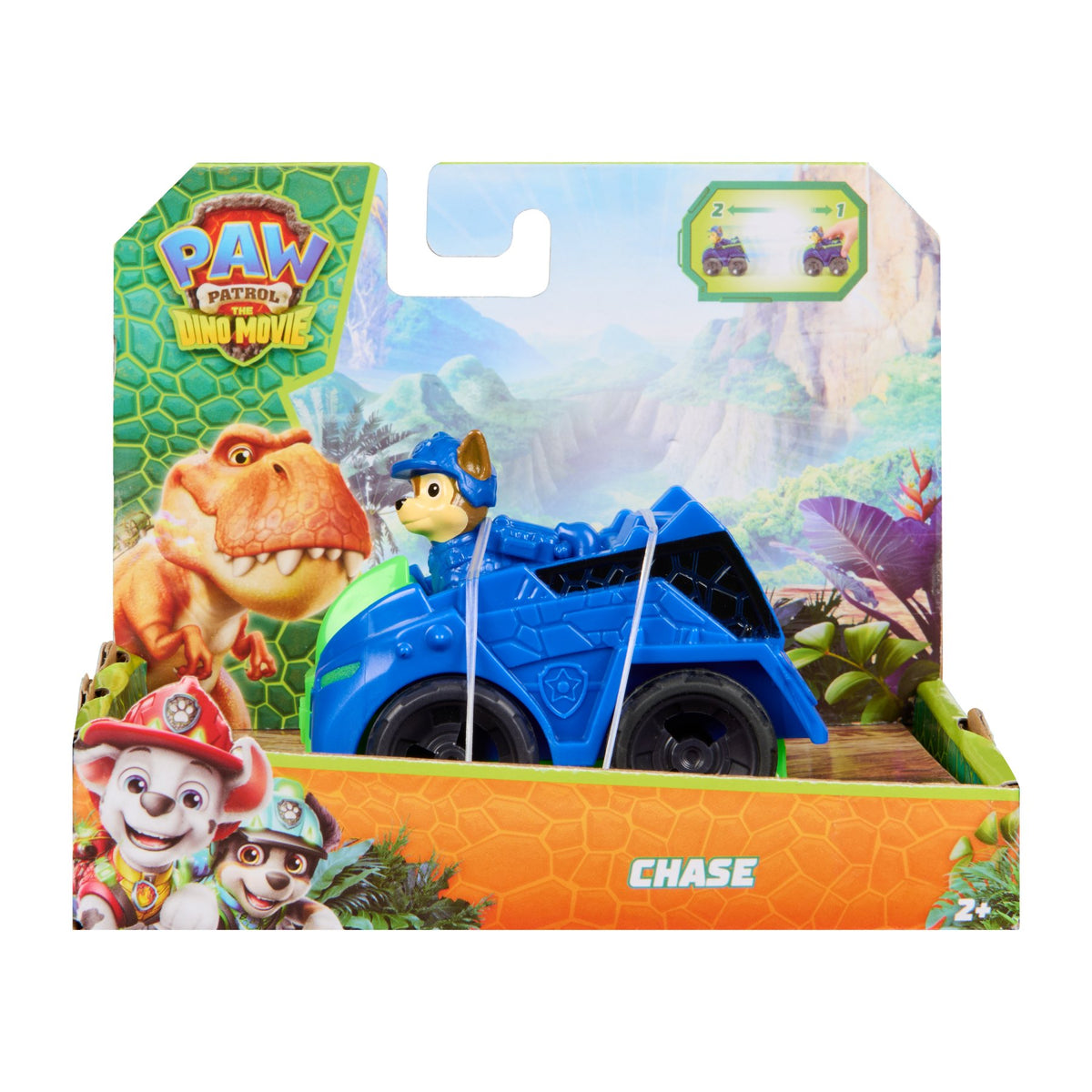 Paw Patrol Movie 3 Dino Mini Vehicle Themed Rescue Toy, Assorted (Random selection) - Sold per piece