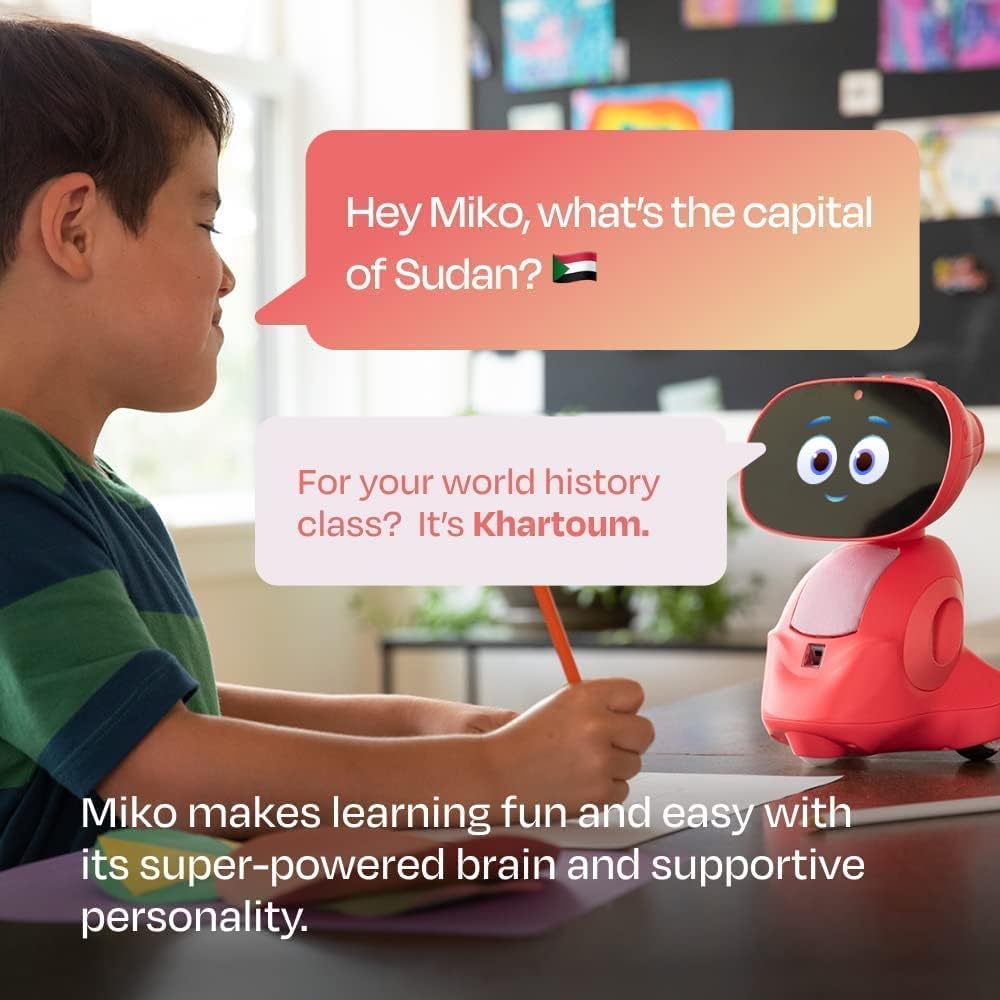 Miko 3 Educational Robot Red