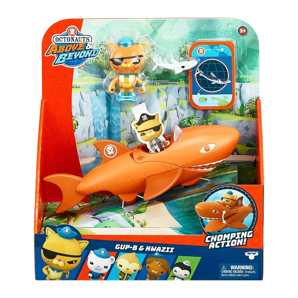OCTONAUTS FIGURE & VEHICLE GUP-B & KWAZI
