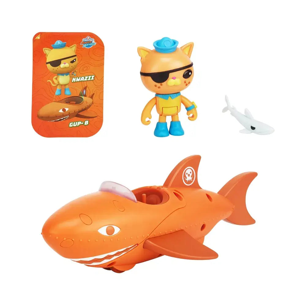 OCTONAUTS FIGURE & VEHICLE GUP-B & KWAZI