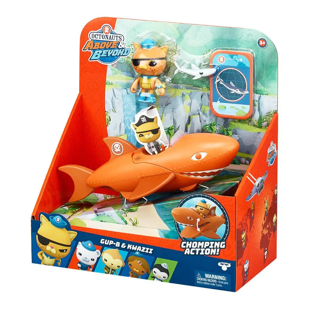 OCTONAUTS FIGURE & VEHICLE GUP-B & KWAZI