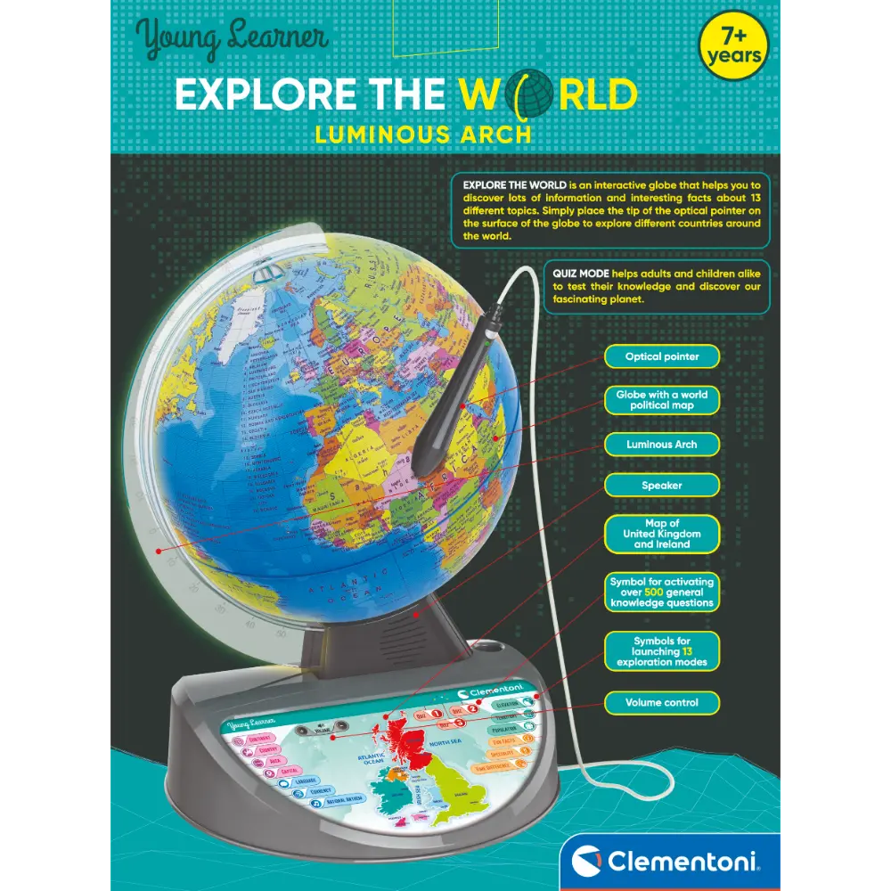 Clementoni Explore The World Battery Operated