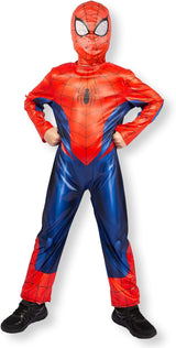 Marvel Spider-Man Deluxe Costume for Kids - Superhero Fancy Dress Outfit, 3-4 Years