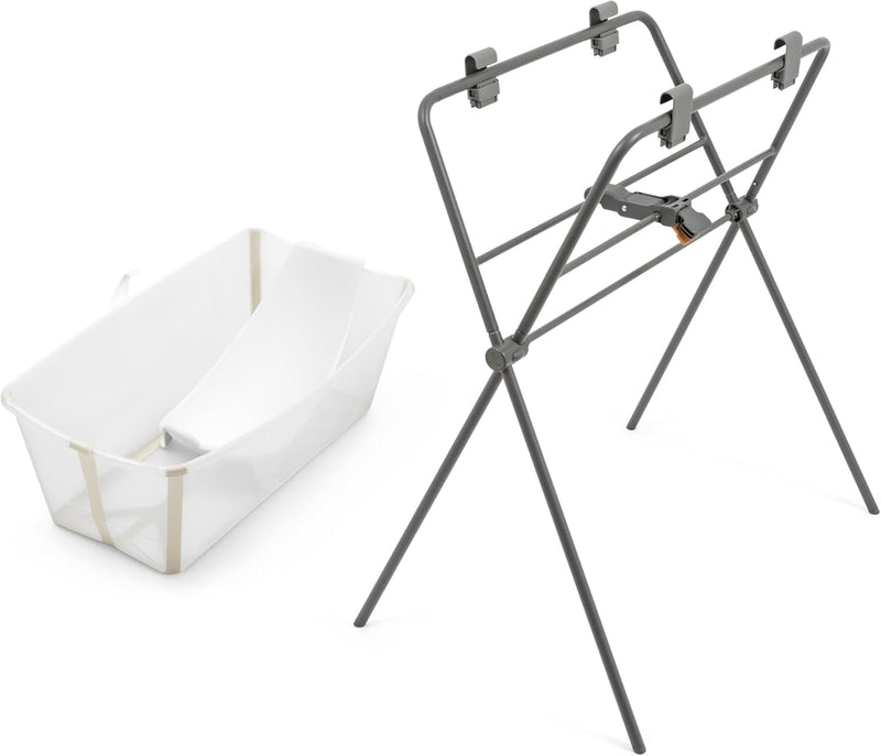 Stokke Flexi Bath Sandy Beige + Flexi Bath Bundle Grey