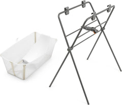 Stokke Flexi Bath Sandy Beige + Flexi Bath Bundle Grey