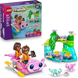 Lego Friends Axolotl Adventure Boat - Kids Building Playset with Mini Dolls & Animal Figures