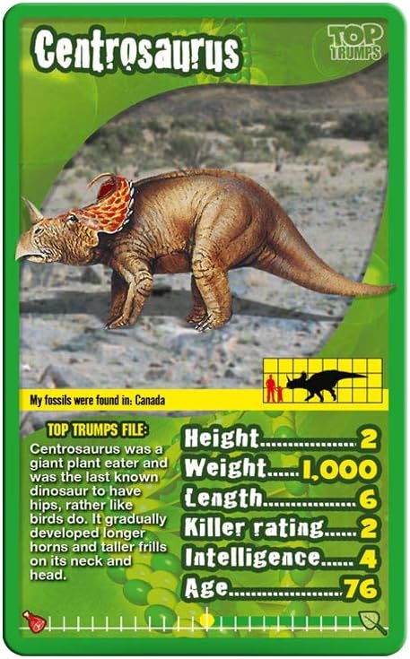 Top Trumps Dinosaurs Card Game for Kids and Dinosaur Fans
