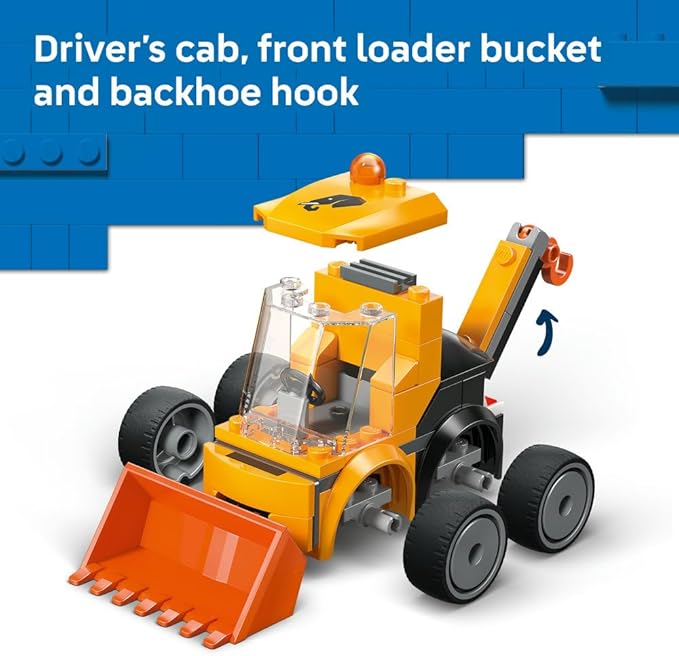 Lego City Rides Construction Loader Truck Building Kit with Mini Figure