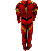 Marvel Avengers Iron Man Deluxe Costume for Kids Superhero Fancy Dress Outfit, 7-8 Years