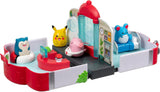 Pokémon Squish-A-Longs Medium Playset - Mini Collectible Figures & Portable Playset for Kids