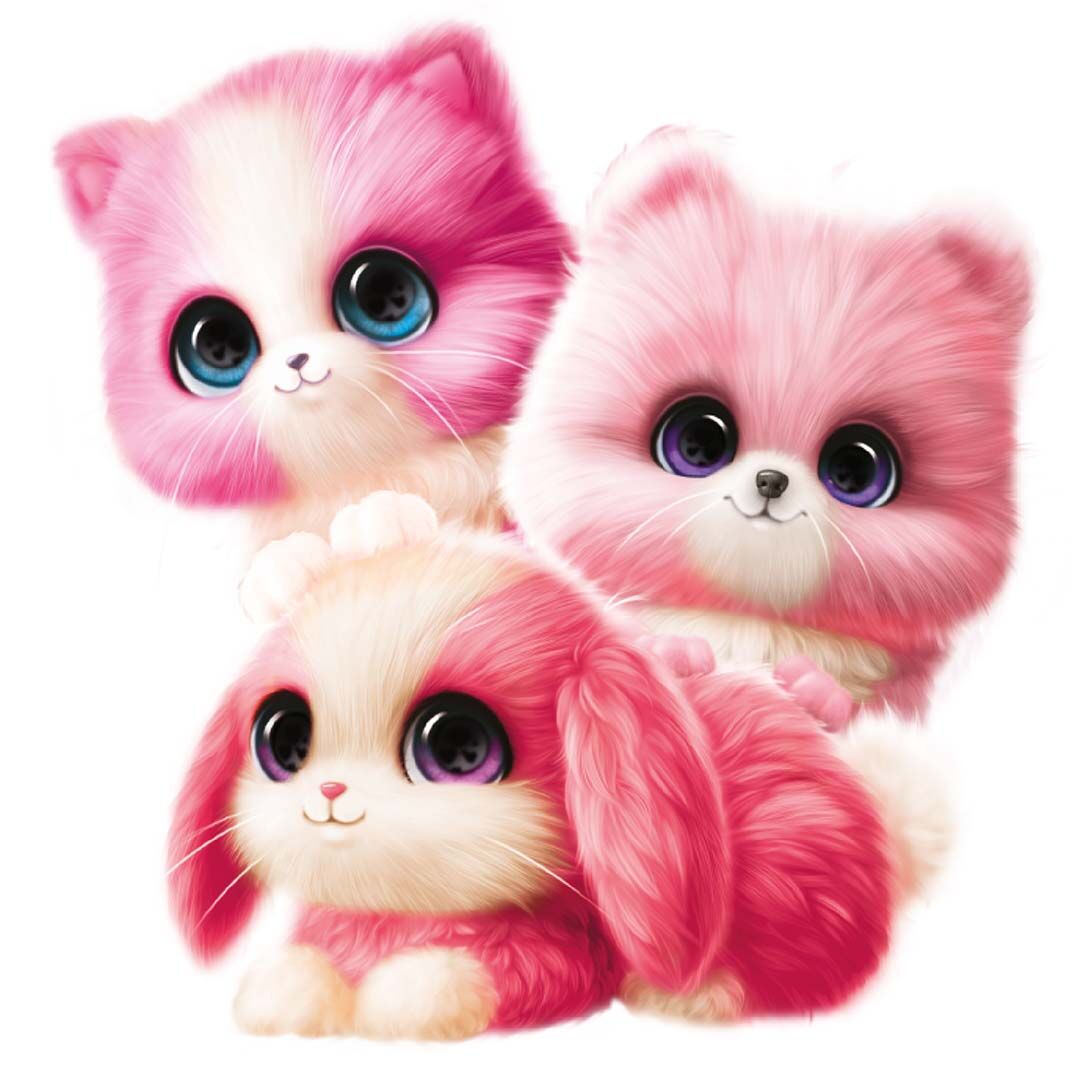 Scruff A Luvs Pet Single Pack Pink Plush Toys