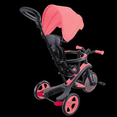 Globber Trike Explorer Tricycle 4 In 1 - Coral Pink