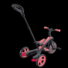 Globber Trike Explorer Tricycle 4 In 1 - Coral Pink