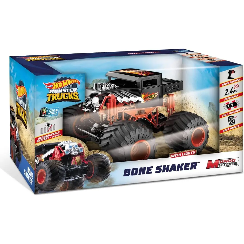 Hotwheels RC Monster Truck Bone Shaker 2.4ghz B/O