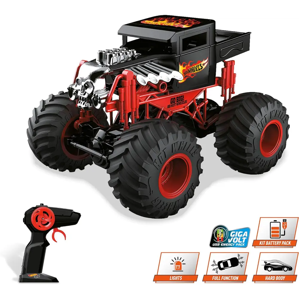 Hotwheels RC Monster Truck Bone Shaker 2.4ghz B/O