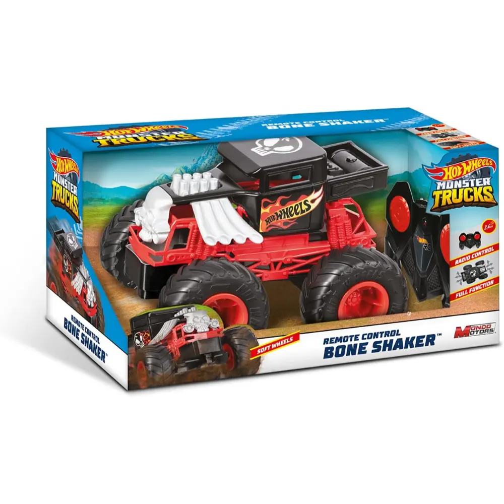 Hot Wheels RC Monster Truck Bone Shaker Battery Operated