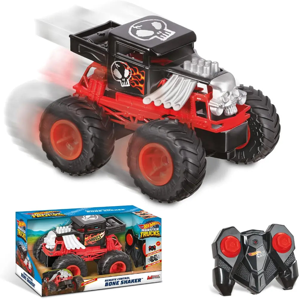 Hot Wheels RC Monster Truck Bone Shaker Battery Operated