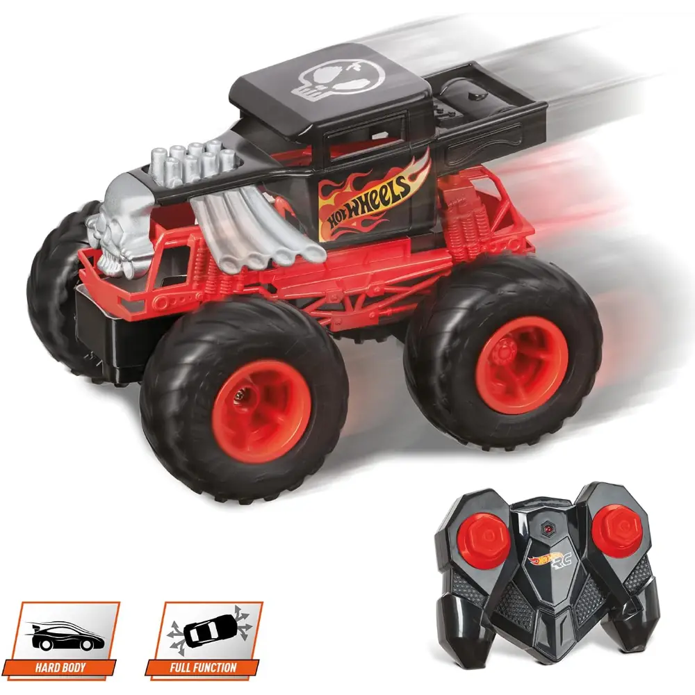 Hot Wheels RC Monster Truck Bone Shaker Battery Operated