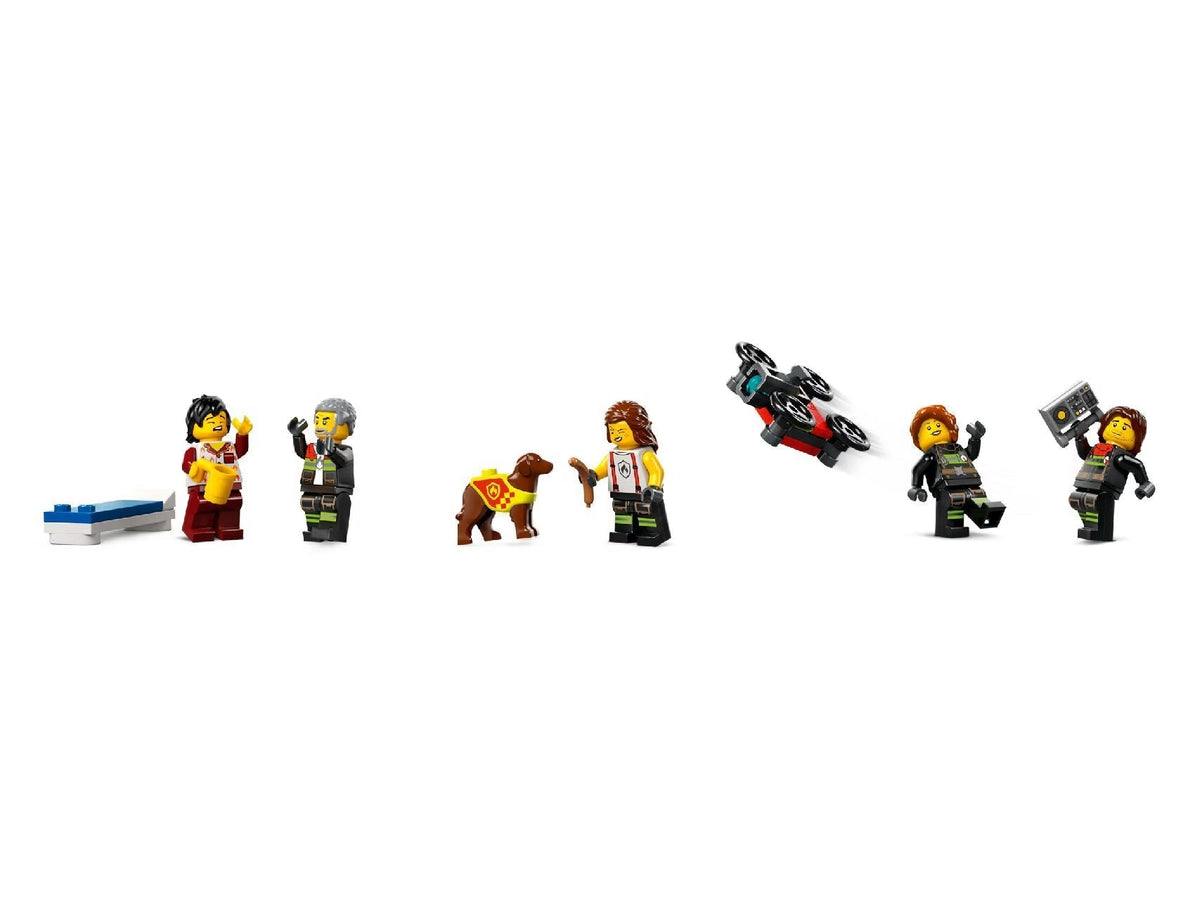 Lego Fire Station with Fire Truck