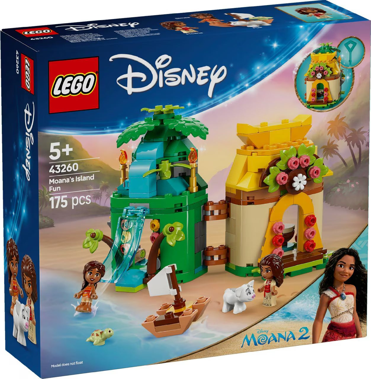 Lego Moana2 Island Fun 43260