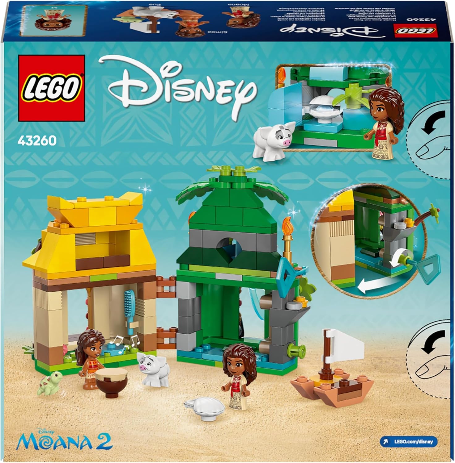 Lego Moana2 Island Fun 43260