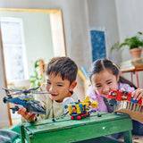 Lego Helicopter Firetruck & Submrine