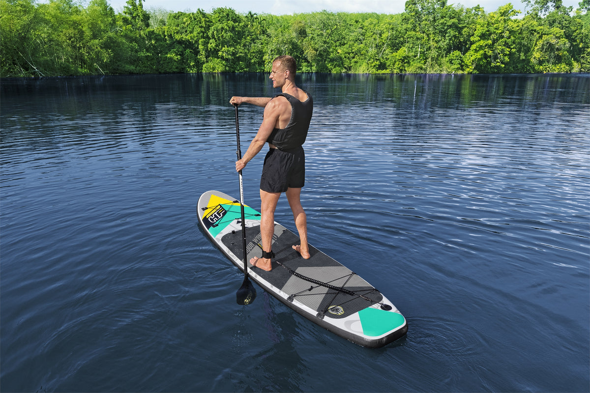 Bestway Hydroforce Aqua Wander Stand Up Paddle Surfing Board Set 305 x 84 x 12cm