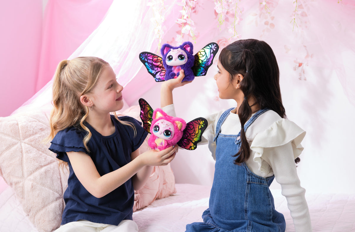 Hatchimals Bloomables Kittyfly Interactive Battery Operated Toy