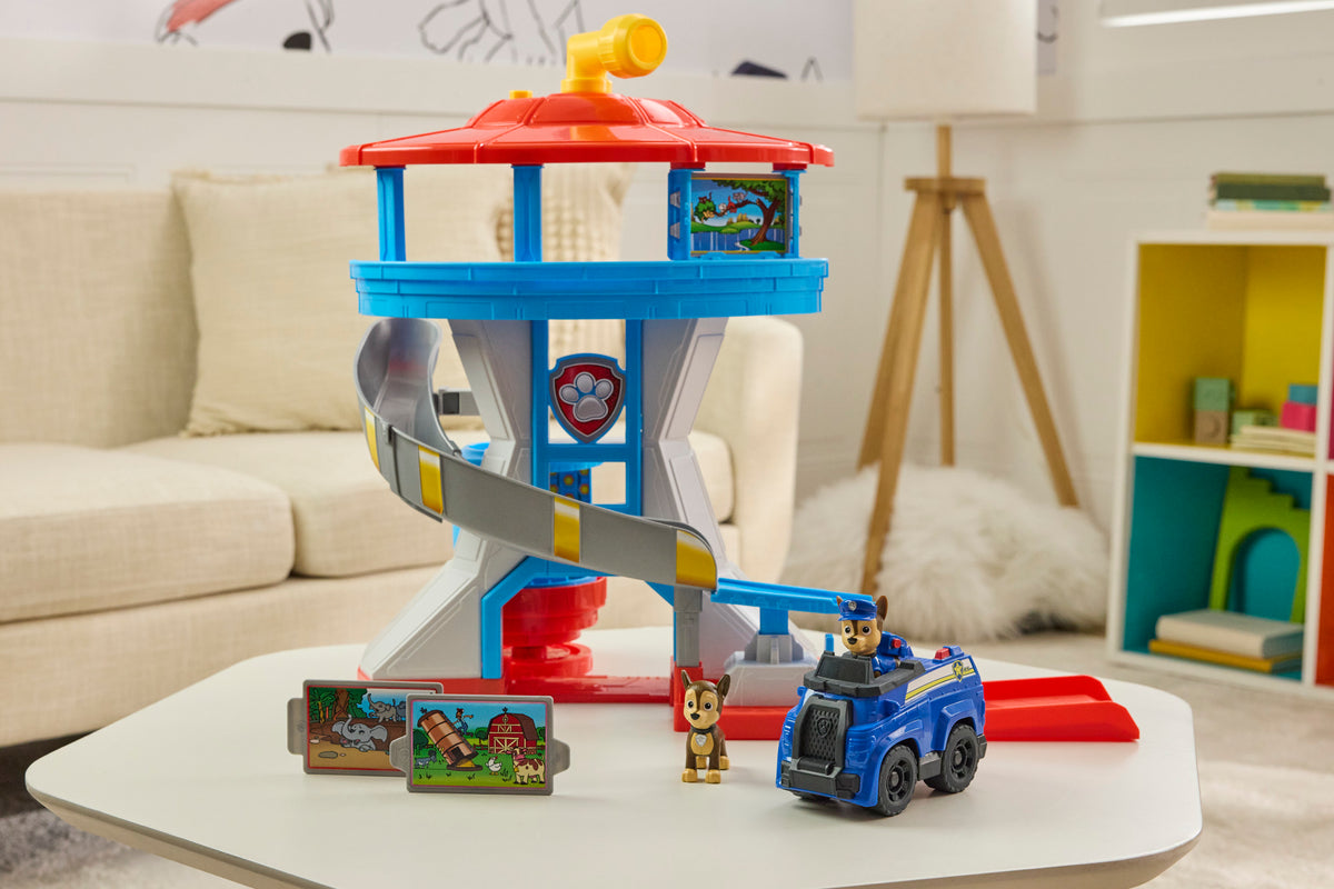 Paw Patrol Lookout Tower Playset with Chase & Police Cruiser