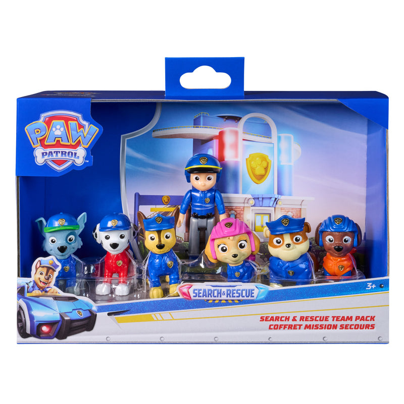 Paw Patrol Search & Rescue Team 7-Piece Collectible Action Figure Set