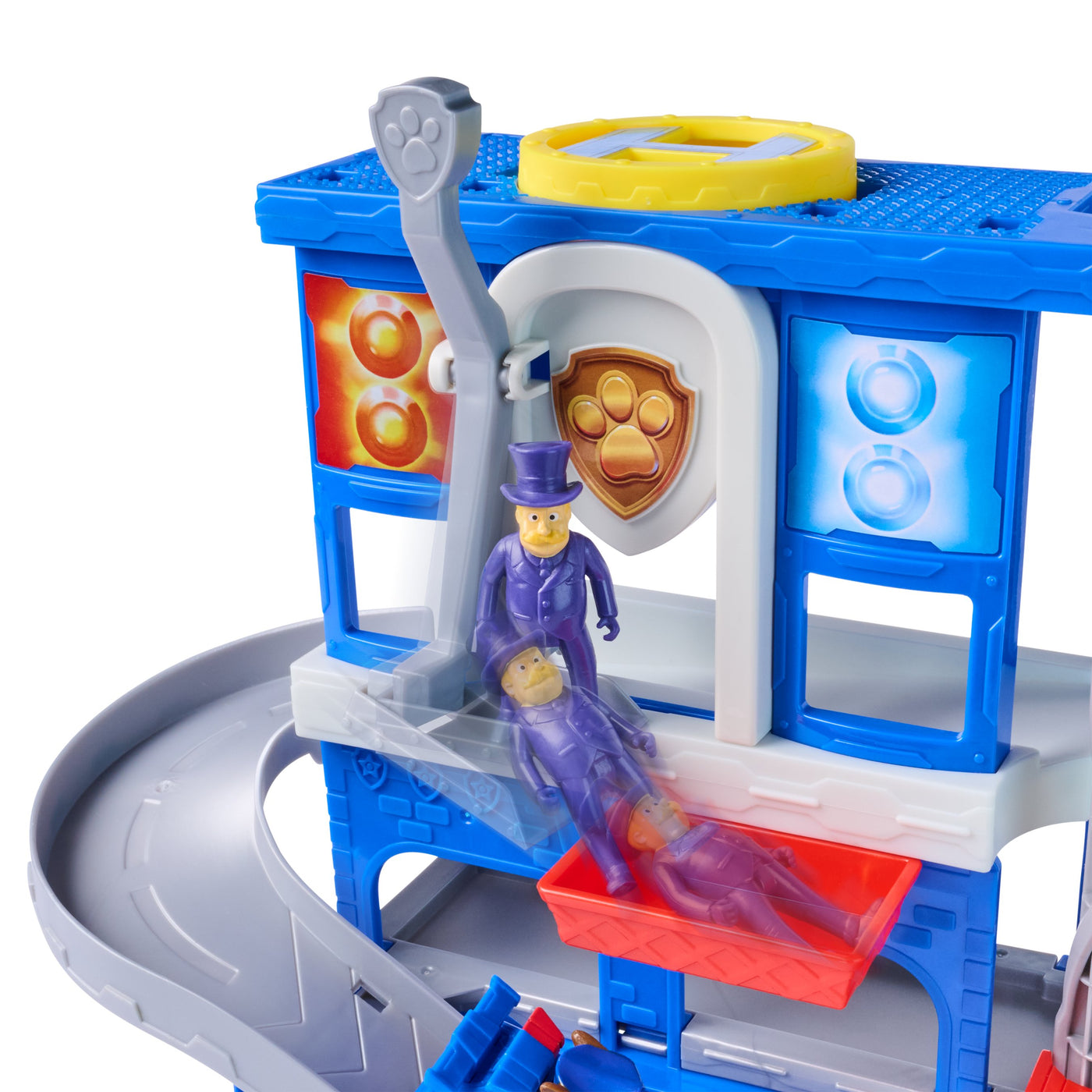 Paw Patrol Search & Rescue HQ Detective Playset with Chase Pup Squad Racer