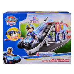 Paw Patrol Search & Rescue Lift & Repair Playset with Ryder Figure & ATV