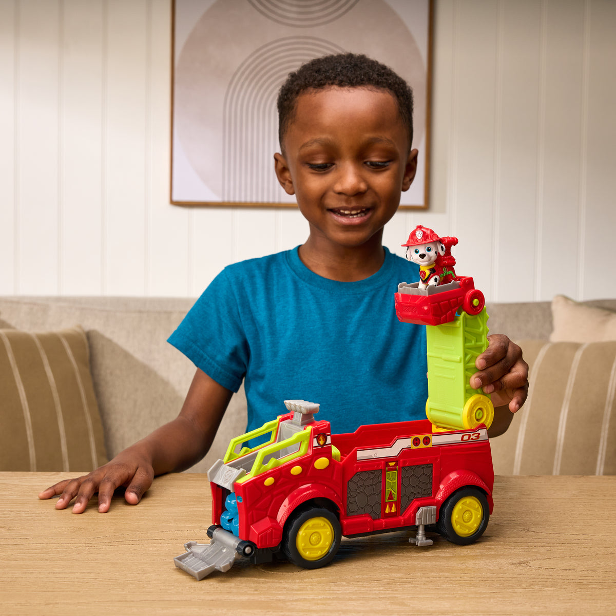 Paw Patrol: The Dino Movie Dino Rescue Responder Vehicle with Marshall