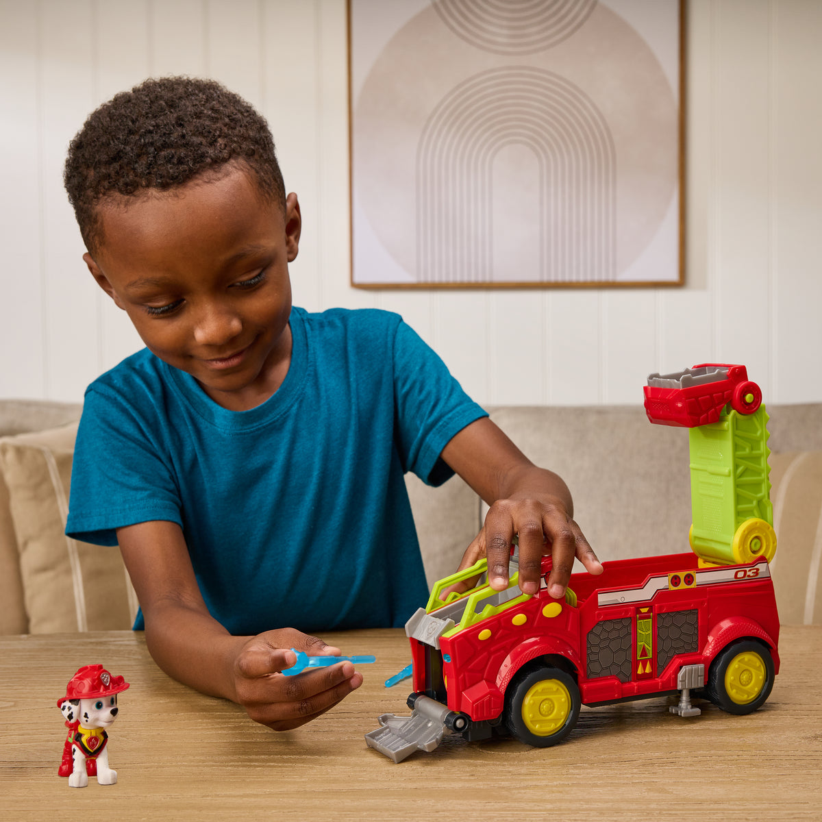 Paw Patrol: The Dino Movie Dino Rescue Responder Vehicle with Marshall
